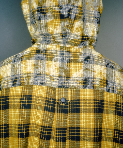 MAHA CHECK HOODIE SHIRT (2COLOR)