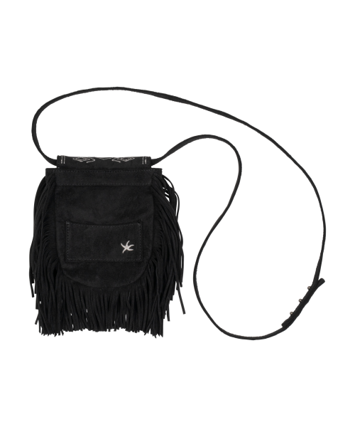 TCM fringe mini bag (black)