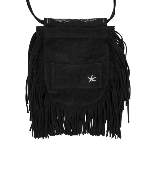 TCM fringe mini bag (black)