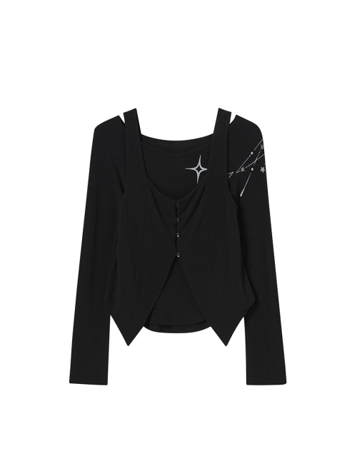 LAYERED L/S BLACK