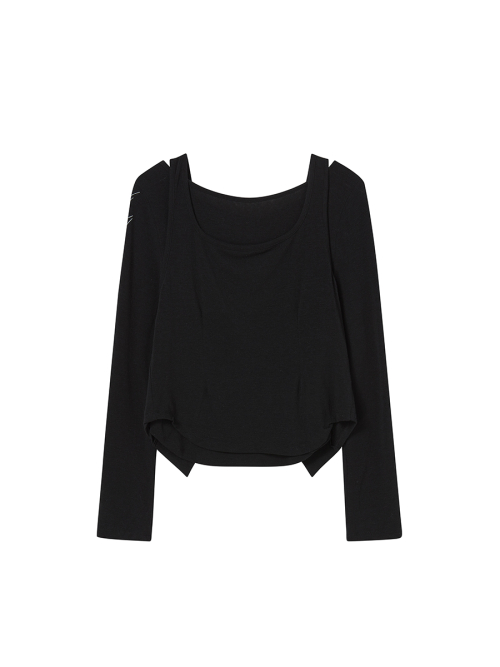 LAYERED L/S BLACK