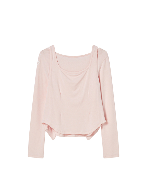 LAYERED L/S PINK