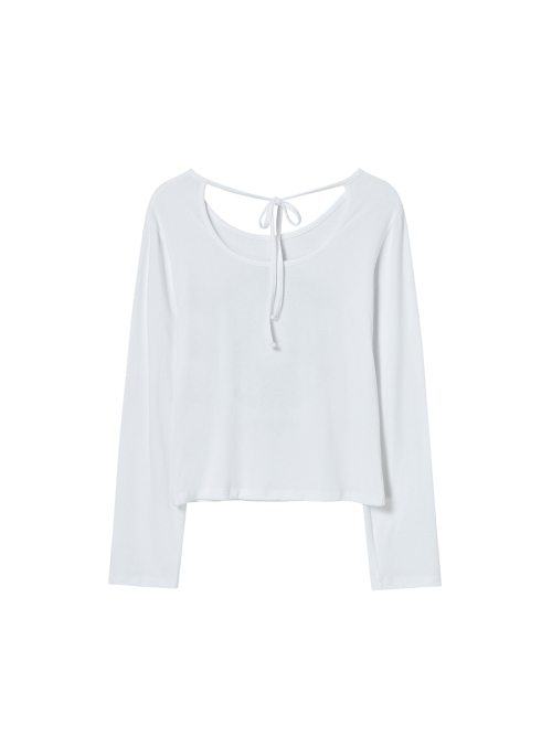 BADDIE L/S WHITE