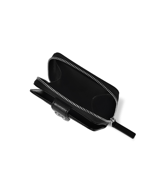 HEARTY ZIPPER POCKET - BLACK