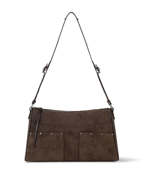 BASH BAG - SUEDE BROWN