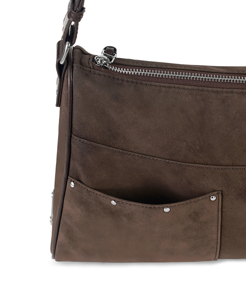 BASH BAG - SUEDE BROWN