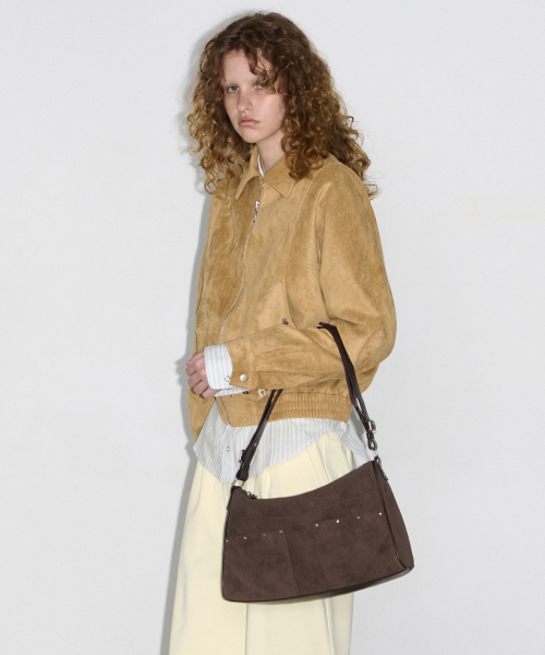 BASH BAG - SUEDE BROWN
