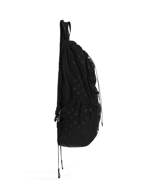AIRY POCKET BACKPACK - DOT BLACK