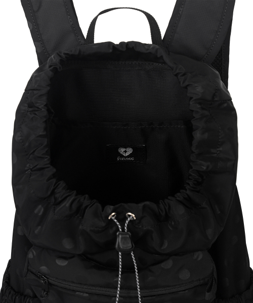 AIRY POCKET BACKPACK - DOT BLACK