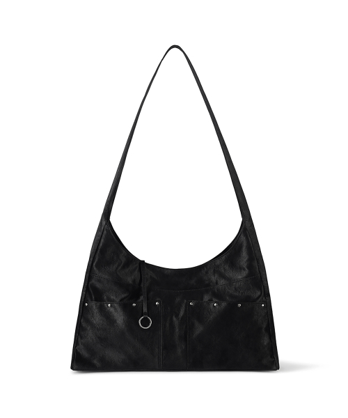 BASH SLOUCHY BAG - METAL BLACK