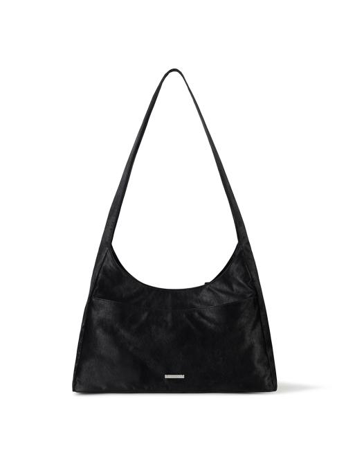 BASH SLOUCHY BAG - METAL BLACK