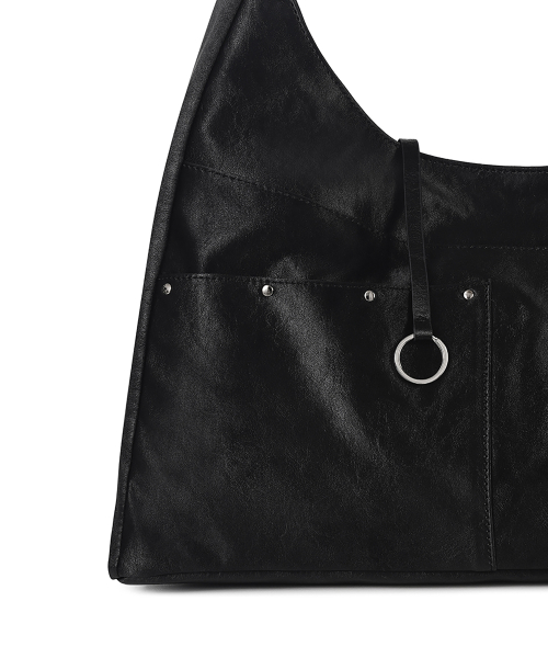 BASH SLOUCHY BAG - METAL BLACK