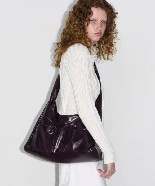 BASH SLOUCHY BAG - PURPLE