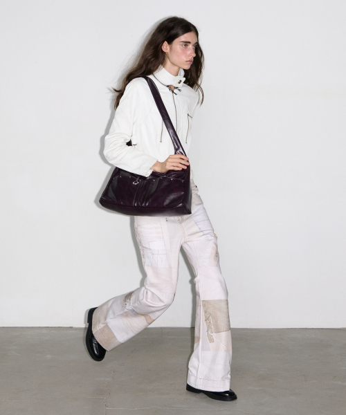 BASH SLOUCHY BAG - PURPLE