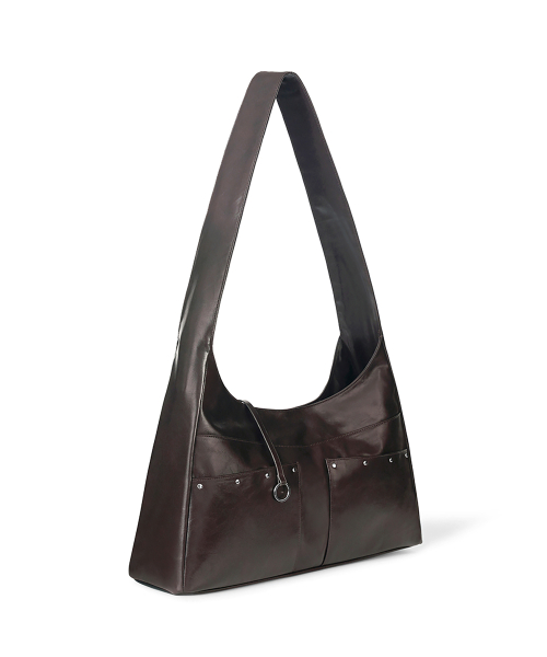 BASH SLOUCHY BAG - BROWN