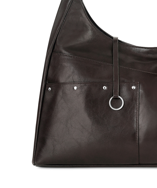 BASH SLOUCHY BAG - BROWN