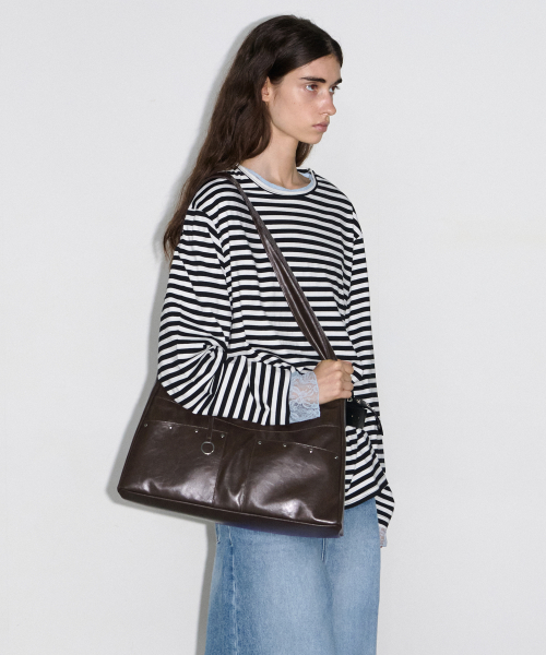 BASH SLOUCHY BAG - BROWN