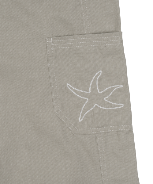 TCM stitch cargo pants (beige grey)