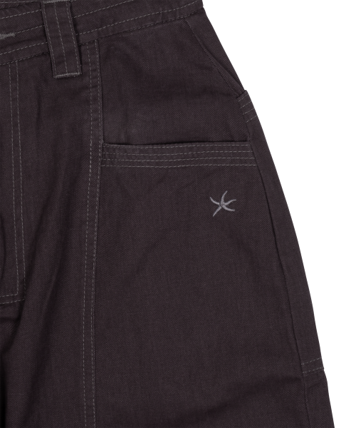 TCM stitch cargo pants (dark purple)