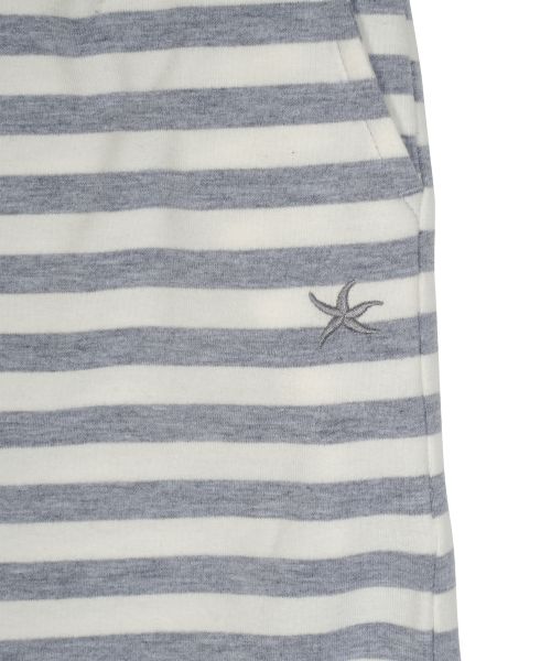 TCM stripe sweat pants (ivory/grey)