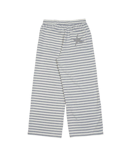 TCM stripe sweat pants (ivory/grey)