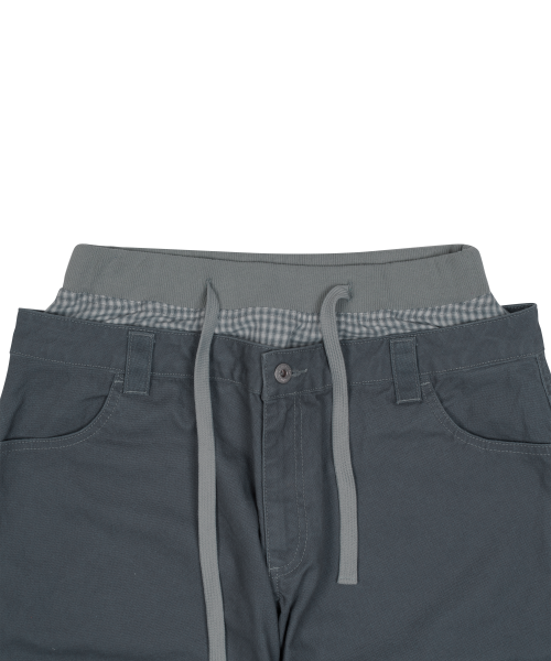 TCM trunk layered pants (navy)