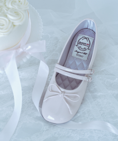 SQUARE TOE TWO STRAP MARYJANES(4CM) - 4 colors