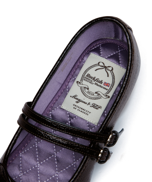 SQUARE TOE TWO STRAP MARYJANES(4CM) - 4 colors