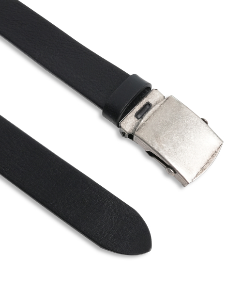 Cowhide Vintage Military Belt BLACK