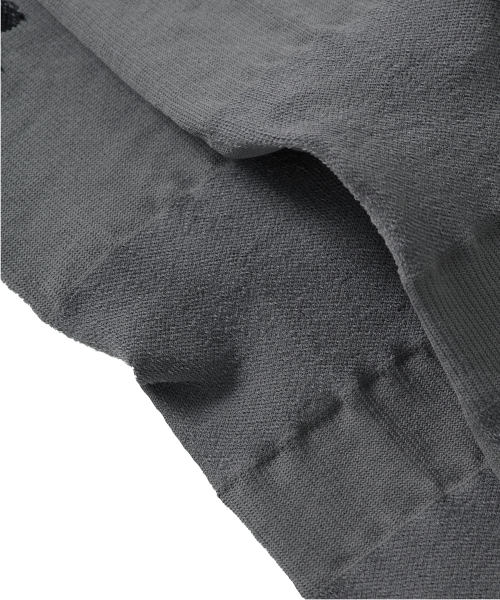 Daily Two-Tone Running Crew Socks - GREY