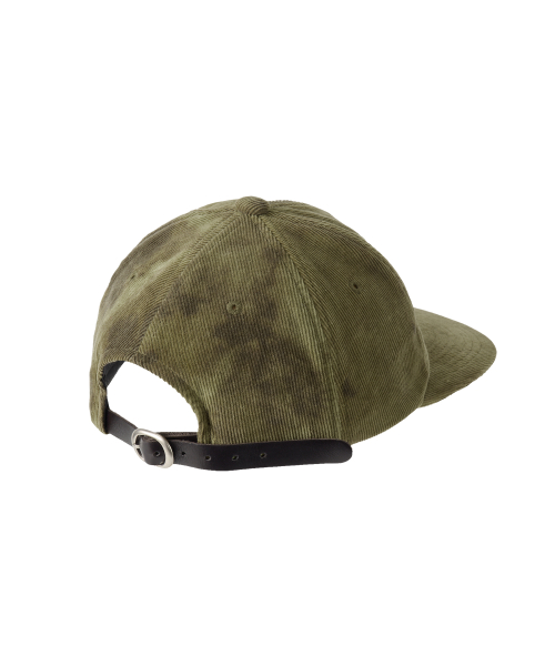 Tie Dye Corduroy Camp Cap - GREEN