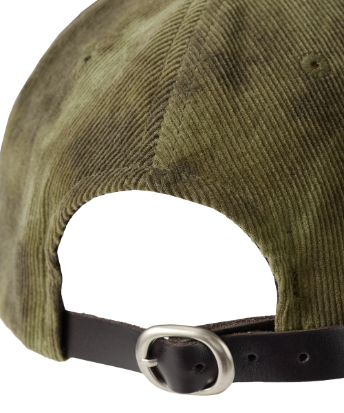 Tie Dye Corduroy Camp Cap - GREEN