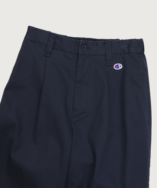 여성 C로고 코튼 와이드 팬츠 Dark Navy