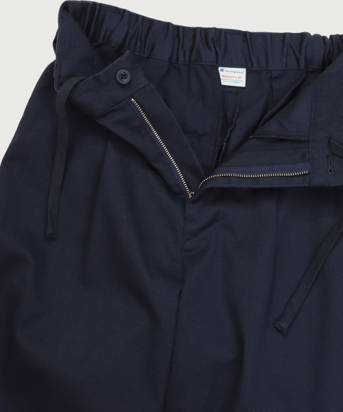 여성 C로고 코튼 와이드 팬츠 Dark Navy