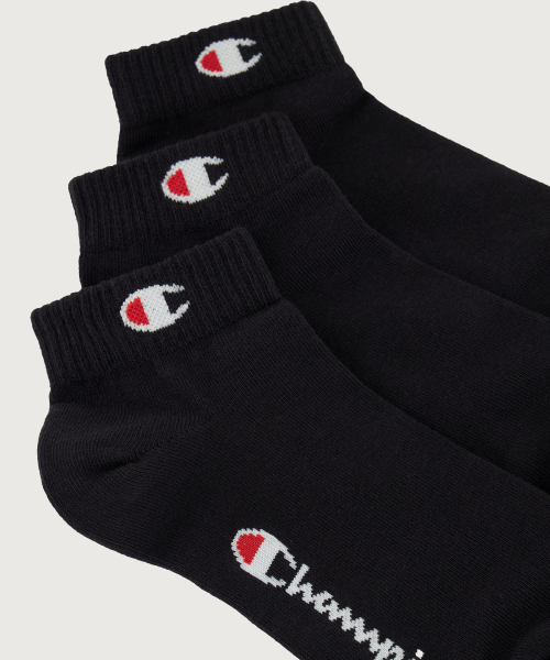 C로고 쿼터랭스 삭스 6PACK Black