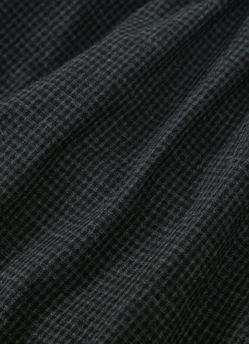 CHECK KANGKANG MIDI SKIRT / BLACK