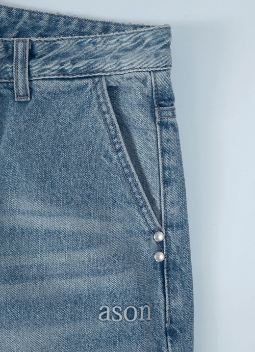 DUSK DENIM PANTS / LIGHT-BLUE