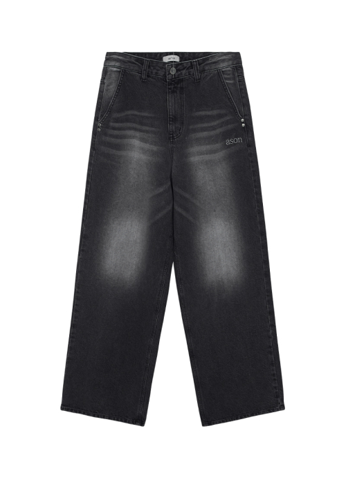 DUSK DENIM PANTS / BLACK