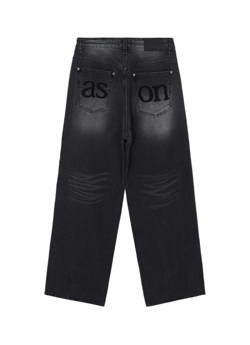 DUSK DENIM PANTS / BLACK