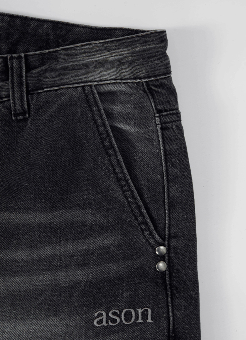 DUSK DENIM PANTS / BLACK