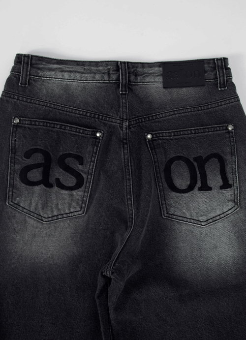 DUSK DENIM PANTS / BLACK