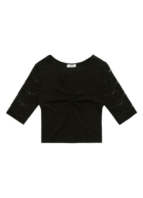 YAN FLOWER LACE TEE