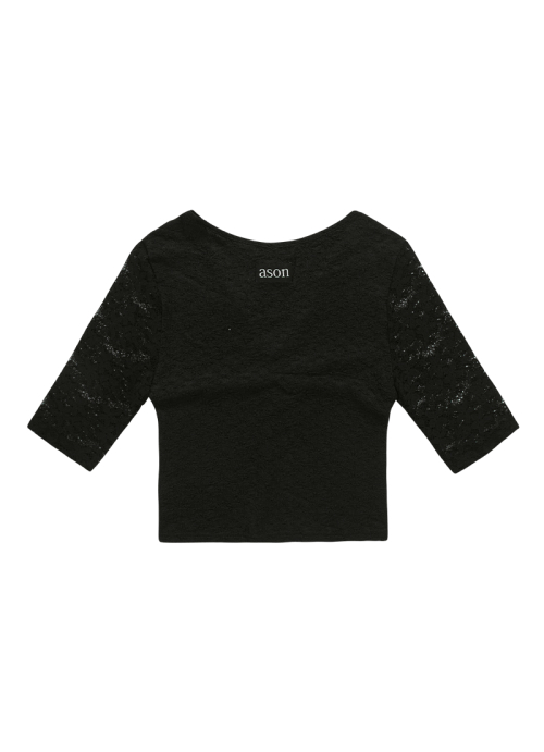 YAN FLOWER LACE TEE