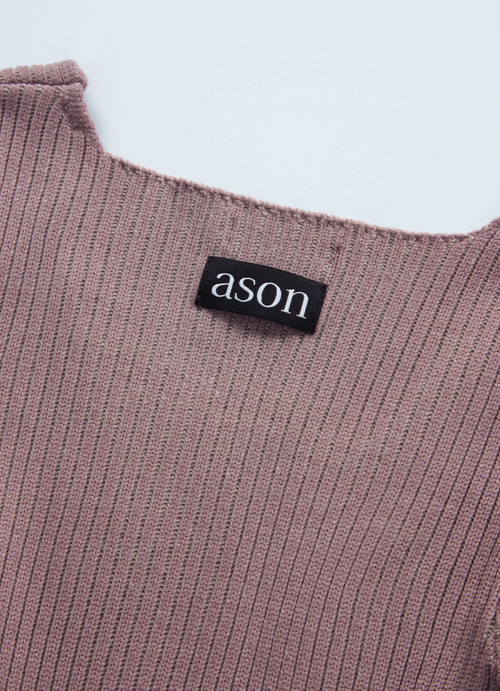 SQUARE TWIM KNIT / PINK