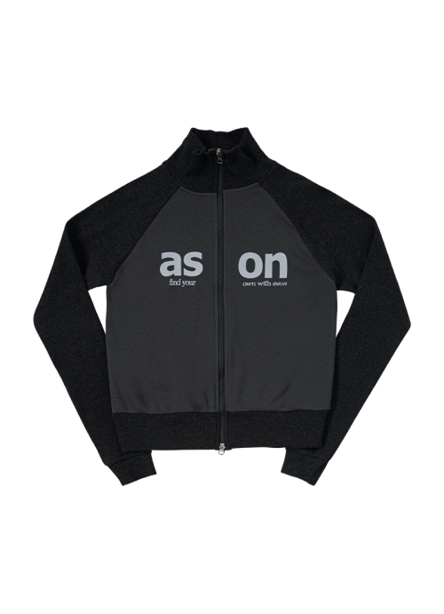 SALT ZIP-UP / CHARCOAL