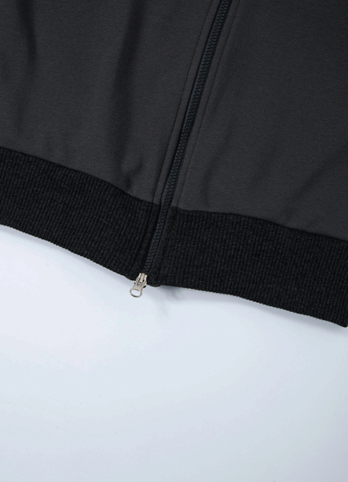 SALT ZIP-UP / CHARCOAL