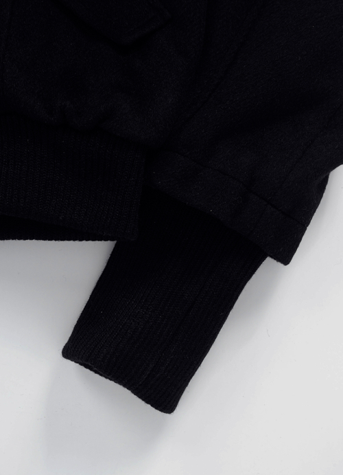 DUMBO WOOL JACKET / BLACK