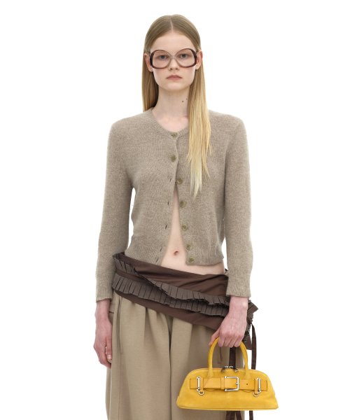 ZIP BROCLE MINI [SUEDE MUSTARD COMBI]