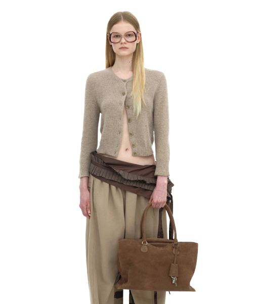 SHELL BROT LARGE [NUBUCK BROWN]