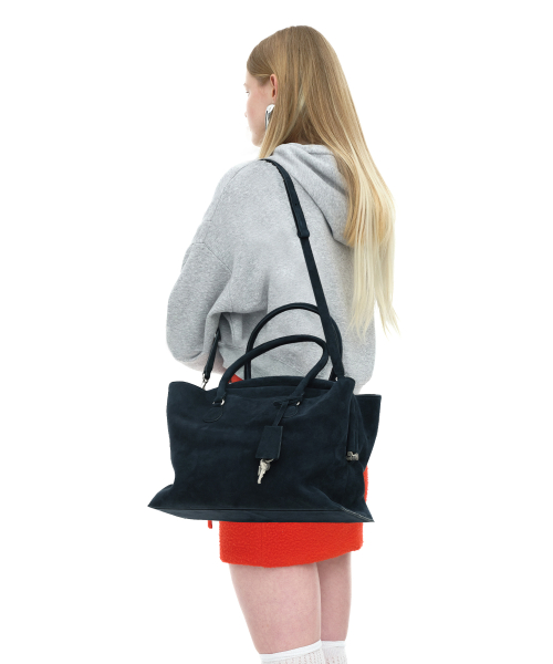 SHELL BROT LARGE [SUEDE NAVY]